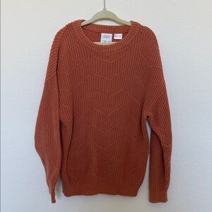 Zara Terracotta Knit Pullover